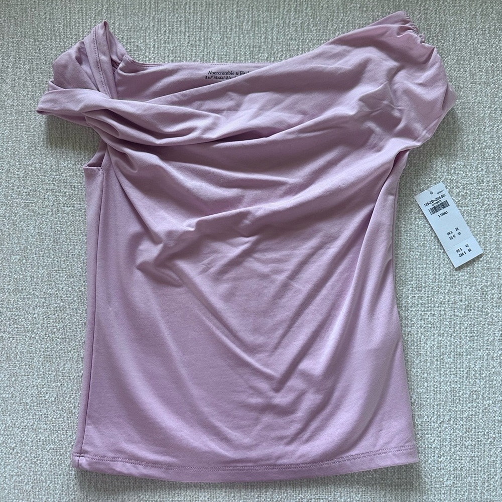 Abercrombie & Fitch Light Pink Modal-Blend Top